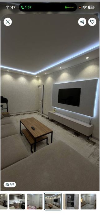 4-комнатная, ТТЗ-1 | Евроремонт, мебель, техника | 80 м²|Д|