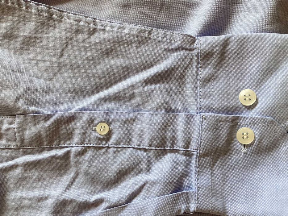 Мъжка риза Fruit of the Loom тип Oxford голям размер дълъг и къс ръкав