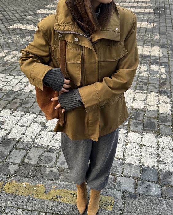 Куртка с кулисками от Zara