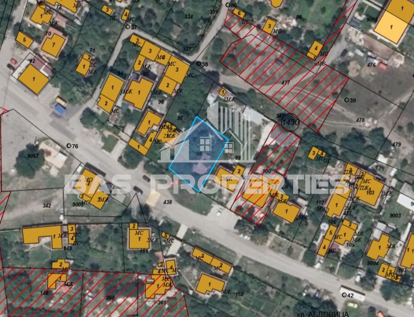 Парцел в София-Абдовица площ 466