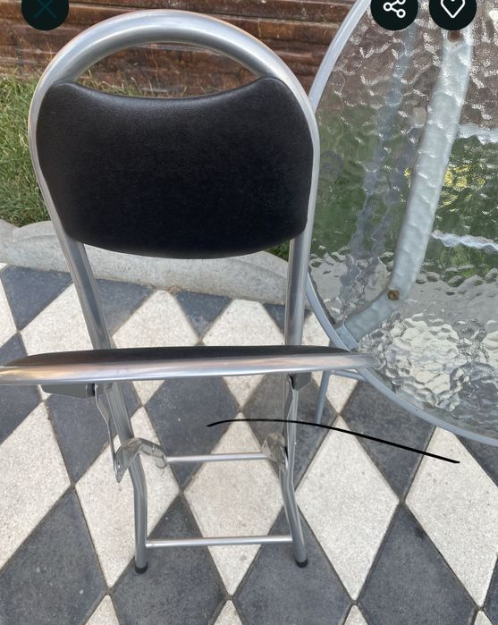 Masuta metalica de exterior