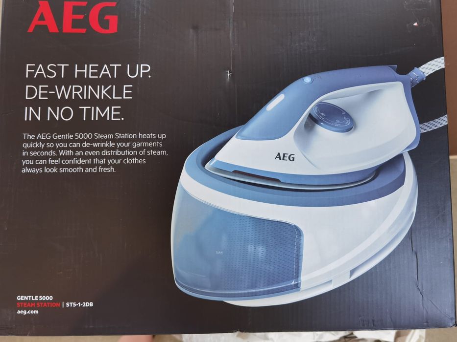 Stație de călcat cu abur AEG ST5-1-2DB Gentle 5000, 2400W