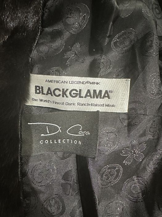 Шуба Di Cara , мех из норки blackglama