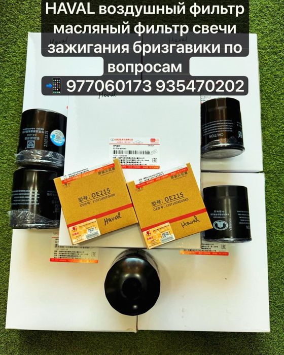 Haval Chery Exeed воздушный масляный фильтры