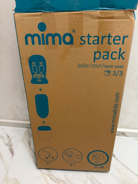 Starter Pack за количка Mima Xari, kobi - Pixel Pink