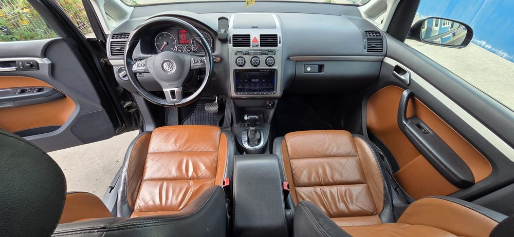 Vw Touran**TOPP**2008 **TRAPĂ** 2.0 TDI 170 CP DSG AUTOMAT! FULL PIELE