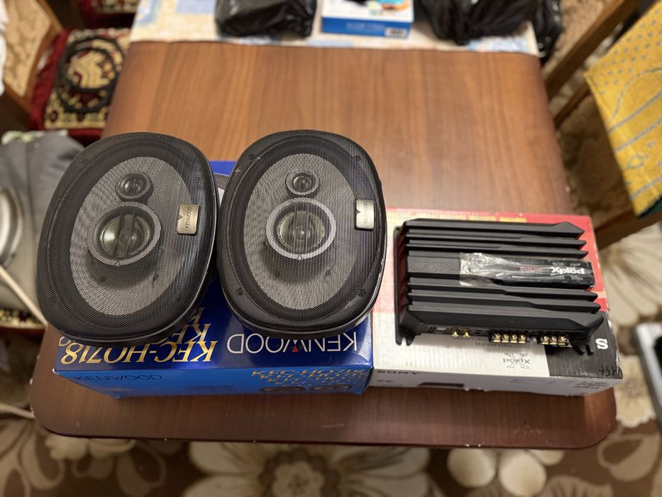 Kenwood 718 Original kalonka bilan Sony usilitel komplekt sotiladi
