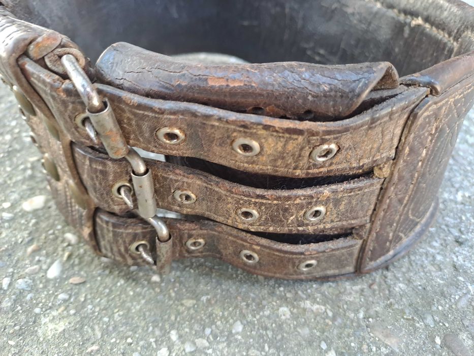 chimir serpar din piele foarte vechi 80 cm