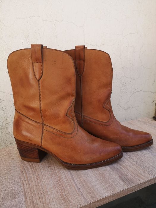 Cizma de piele  "Cowboy"