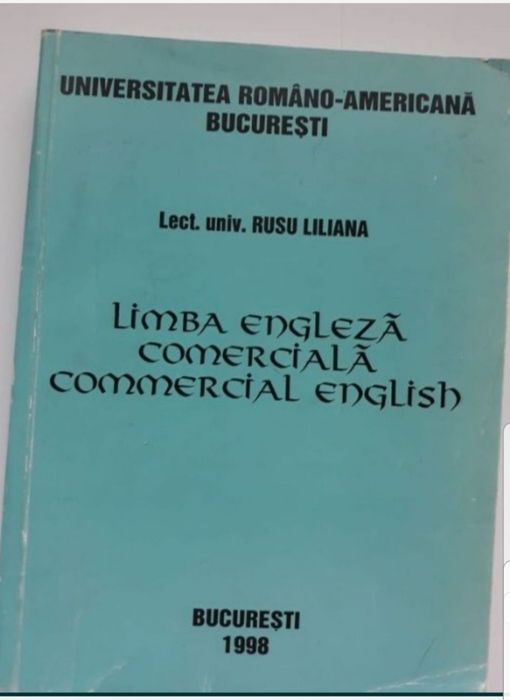 Manual Limba engleză comercială-Rusu Liliana