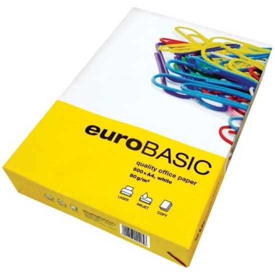 Hartie copiator Brilliant, Eurobasic, 80g, A4 5 topuri/bax