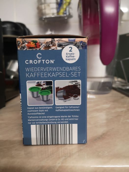 Capsule reutilizabile pentru aparat cafea Dolce Gusto si Cafissimo