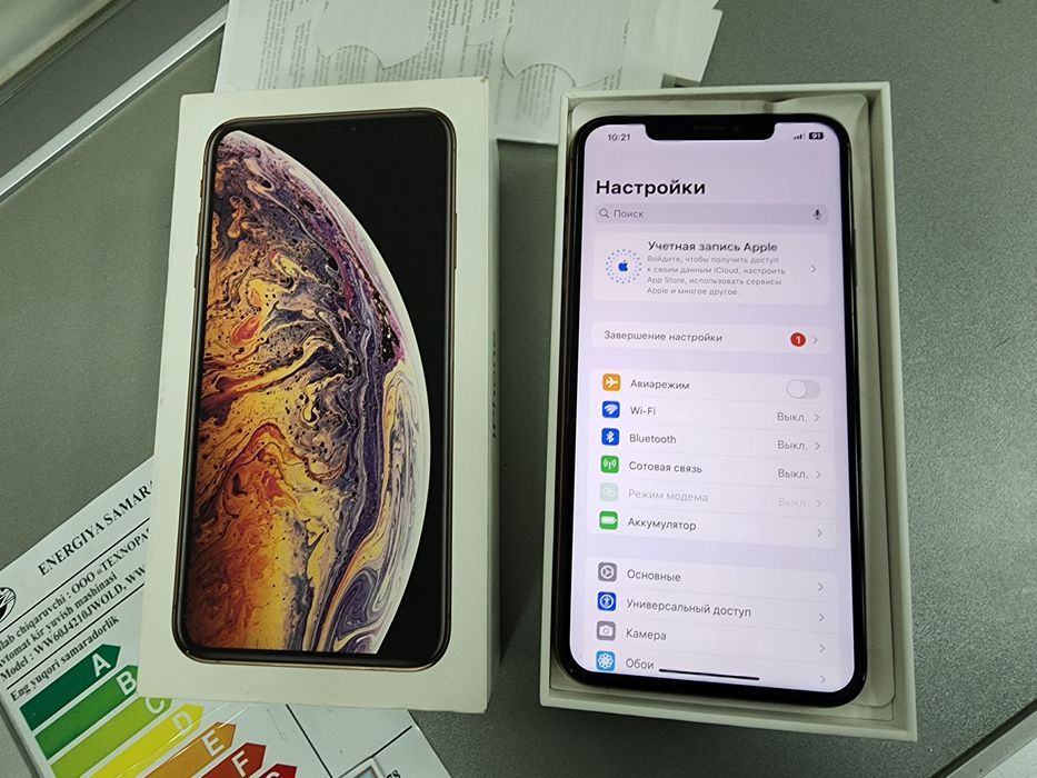 Iphone Xs Max LL/A Gold 64GB Face id true Xammasi ishlidi