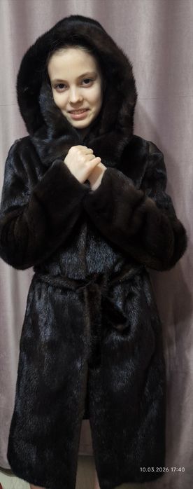 Норковая шуба размер S