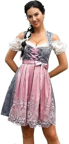 Дамска  рокля от 3 части за Октоберфест на Cogwin Рокля от три части: