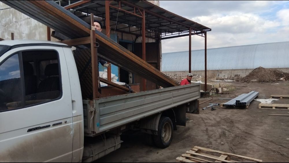 Открытая газель грузоперевозки