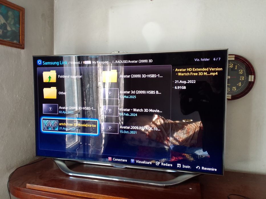 Televizor 3d Samsung UE40ES8000  stare foarte buna