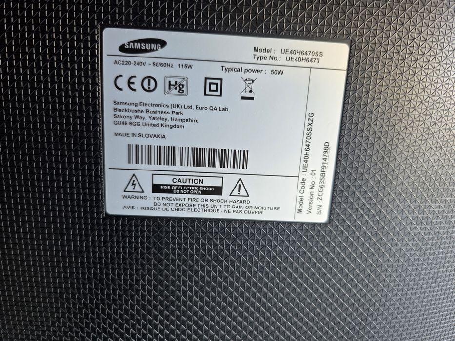 Led Smart телевизор Samsung 40"