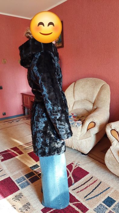 Норковое(кусочки) полупальто