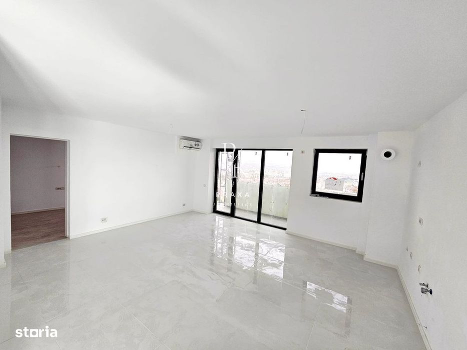 Ap 2 camere, 55 mp, etaj 19, lift, panoramic, parcare, zona piata Abat — fotografia 1
