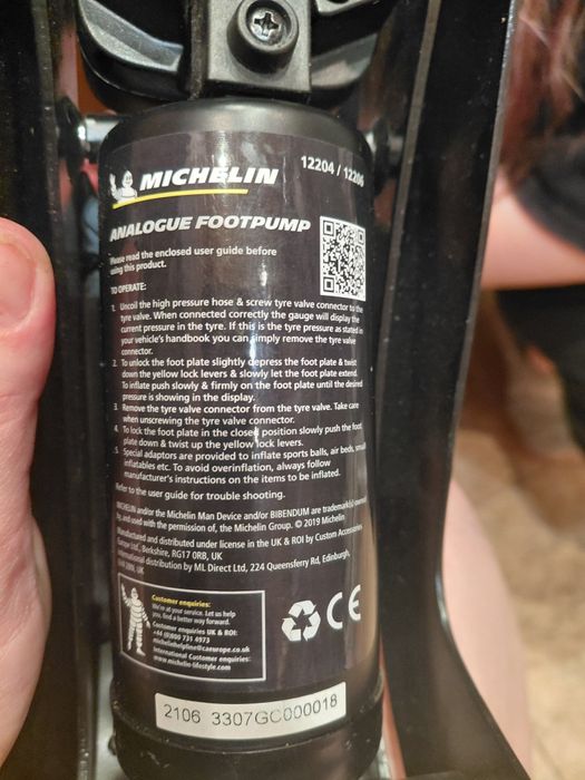 "MICHELIN"-Крачна помпа 1 цилиндър-НОВА