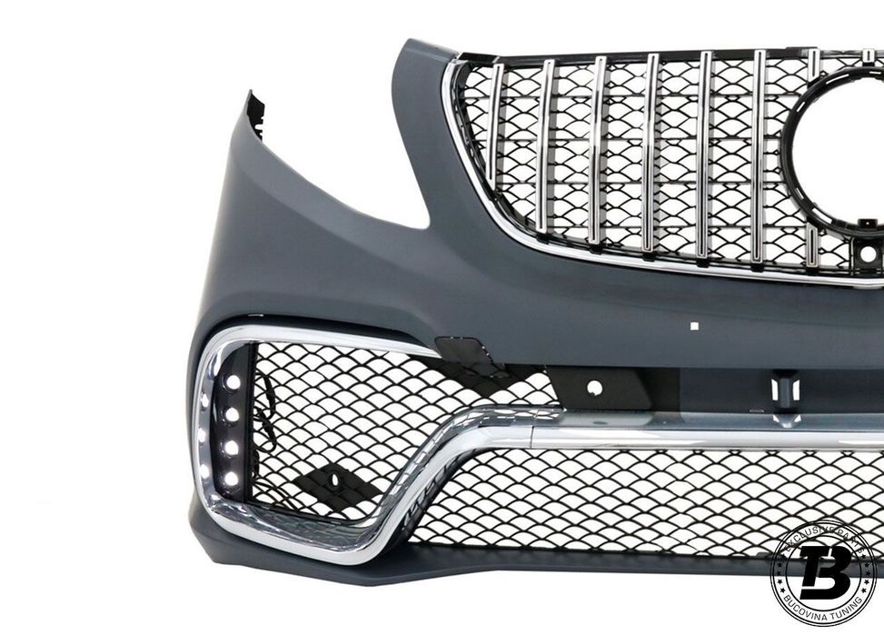 Pachet Exterior compatibil cu Mercedes V Class W447 AMG Design