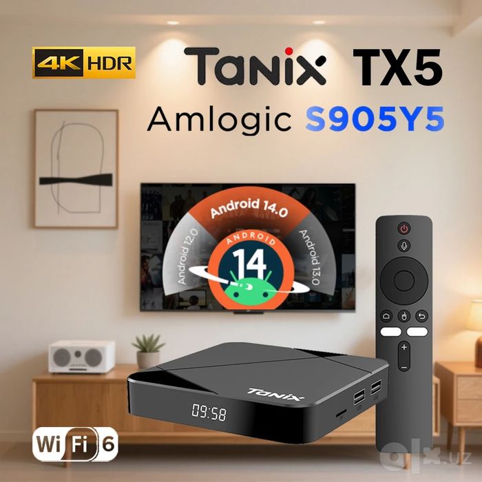 Качественная Приставка TANIX TX5 4/32 без прошивки и Настройки