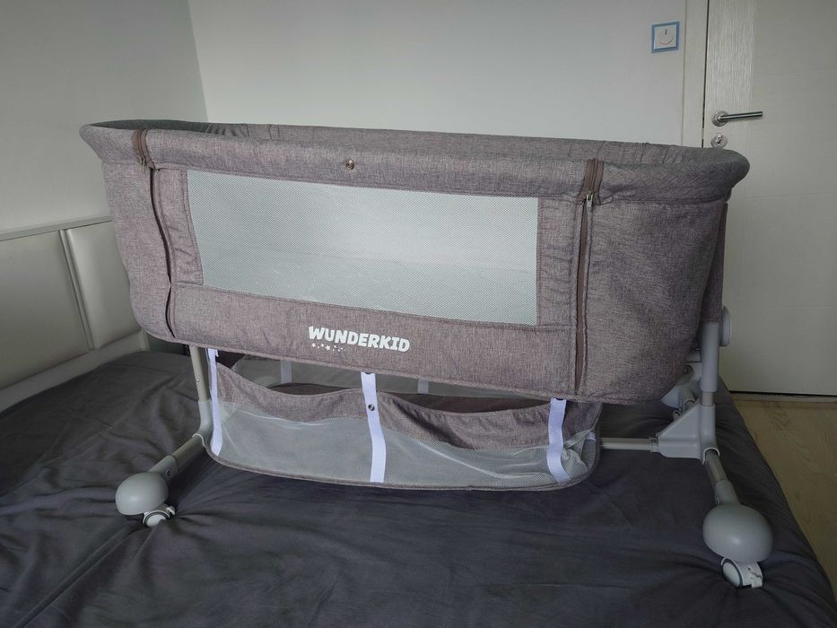 Бебешко легло 2in1 co-sleeper Wunderkid - Sweet Dreams, Бежов