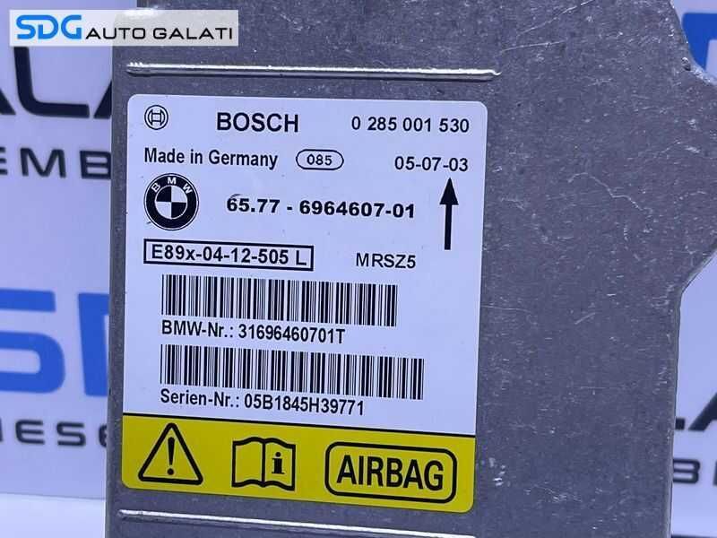 Unitate Modul Calculator Airbag - uri BMW Seria 3 E81 E87 2004 - 2011 Cod 6964607 6577696460701 [L3693]