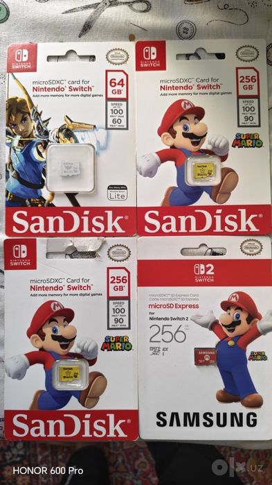 Sandisk Nintendo switch microsd 256gb