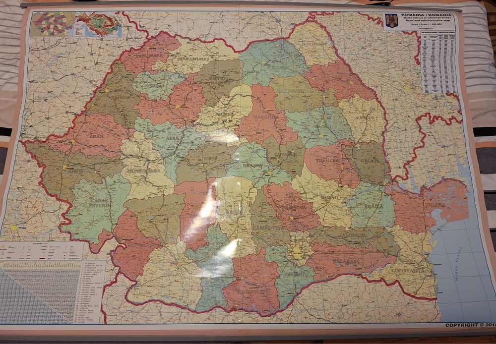 Vând 3 hărți geografice( împreună sau separat)