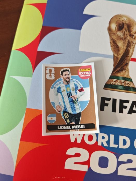 Panini  Extra Sticker Messi. World cup 2026