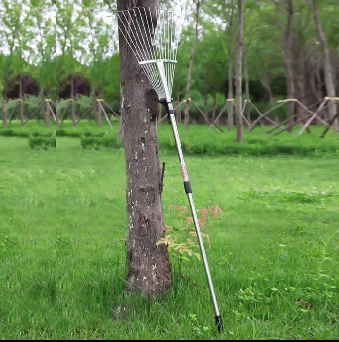 Телескопический Грабли, нержавеющая сталь. SIFATI PREMIUM,ALYUMIN EMAS