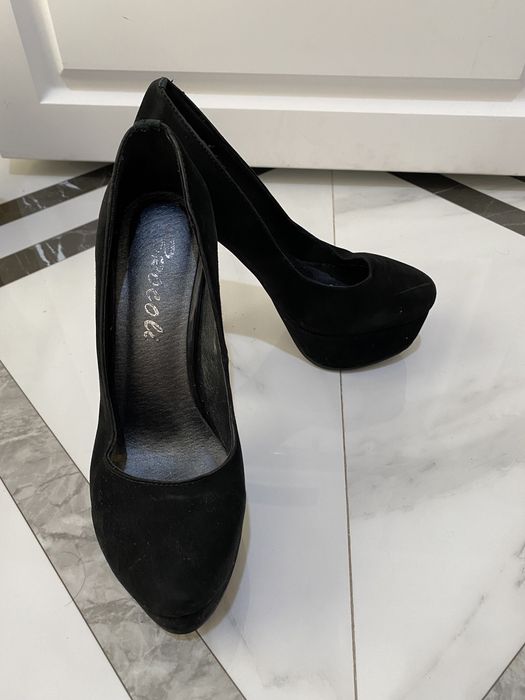 Туфли натуральная замша