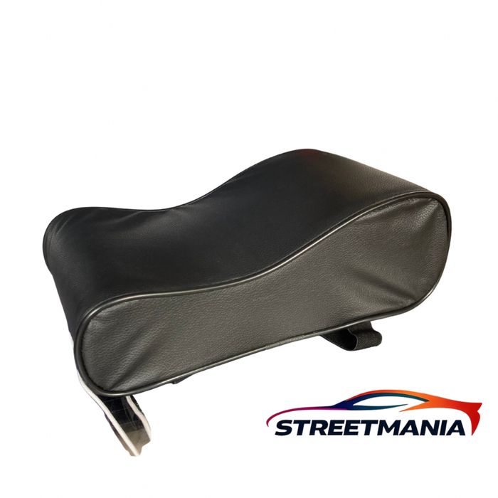 Възглавница за подлакътник с мемори пяна – универсална, черна