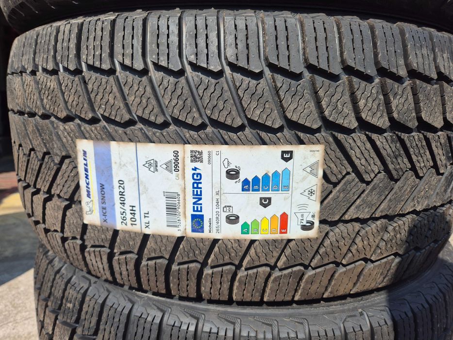 4 Anvelope M+S IARNA - 265/40/20 - Michelin ICE SNOW - NOU - DOT 2022 ! SUPER PRET !