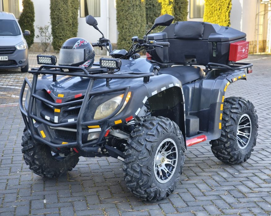 ATV înmatriculat 800cc 4x4,construcție CF Moto.