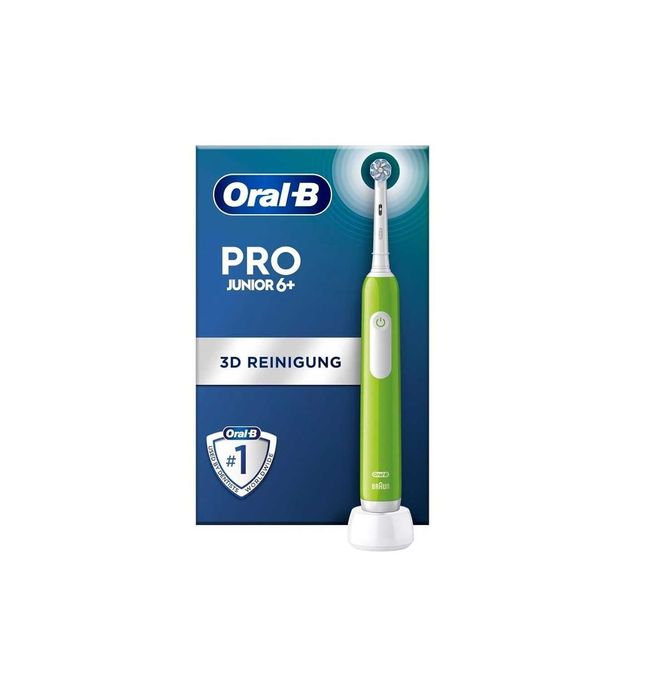 Електрическа четка за зъби Oral-B Pro Junior 6+ , зелена