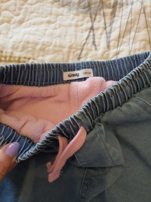 Есенно зимни блузи и клинове за момиченце, размер 116-122