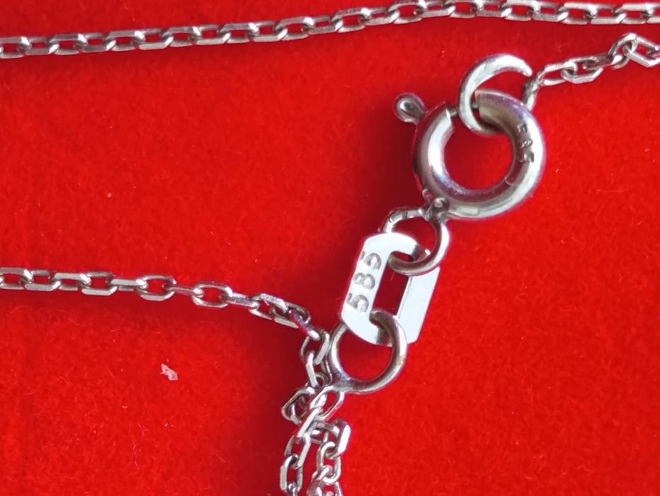 Колье золото бриллиант, проба 585