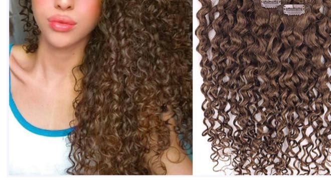 Естествена коса на къдрици 20”