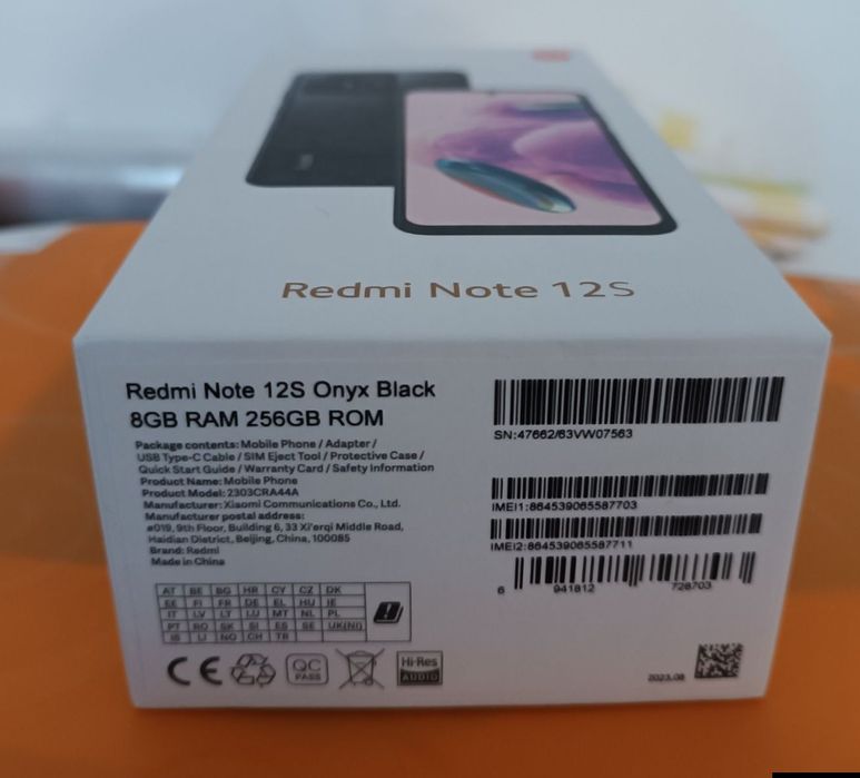 Xiaomi Redmi Note 12S 8+4/256