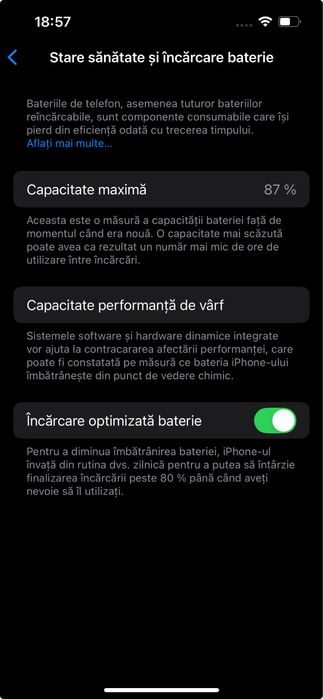 iPhone 13 Pro, Graphite, 128GB, baterie 87%
