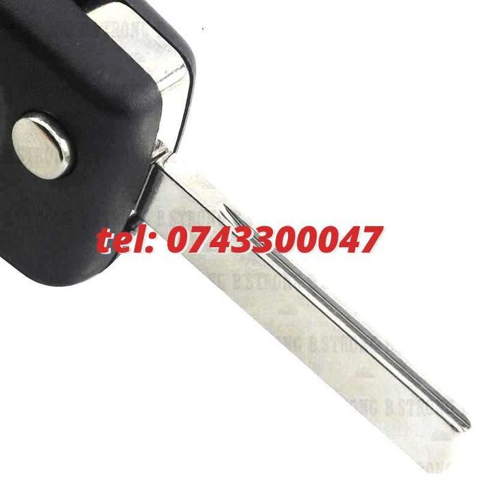 Carcasa Cheie Briceag Citroen 2 Butoane Neagra