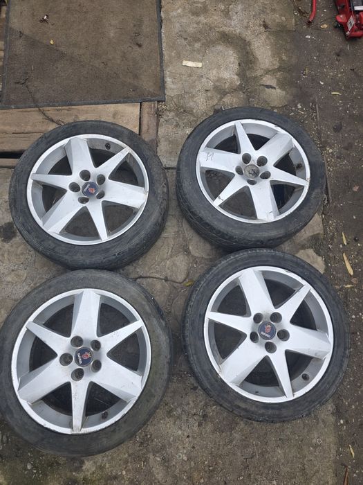 Jante Saab/Opel r16/17 + roti de rezerva