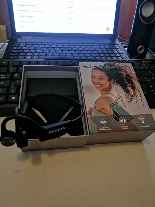 Sanoto Bone Conduction DG06 Head phones Wi-Fi Bluetooth casti training