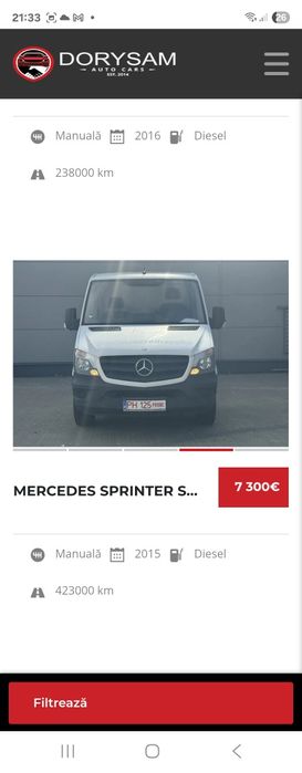Cutie de viteze Mercedes Sprinter 2.2 Euro 5/6 2013/2016