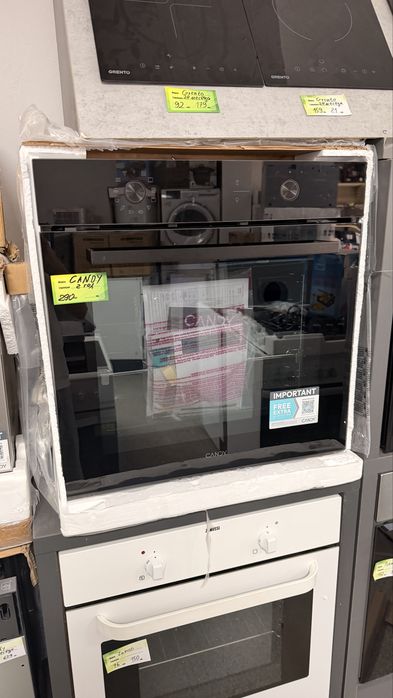 Нова Фурна за вграждане CANDY BAKE 800 CA6 NP5B3CTB 78L | A++ | WI FI | BLUETOOTH | 12 ФУНКЦИИ, Готварска печка с airfry опция
