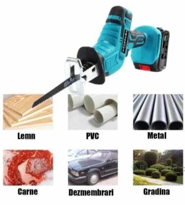 Fierastrau pendular tip sabie LEIH MANN 36 V 100 mm 2 acumulatori