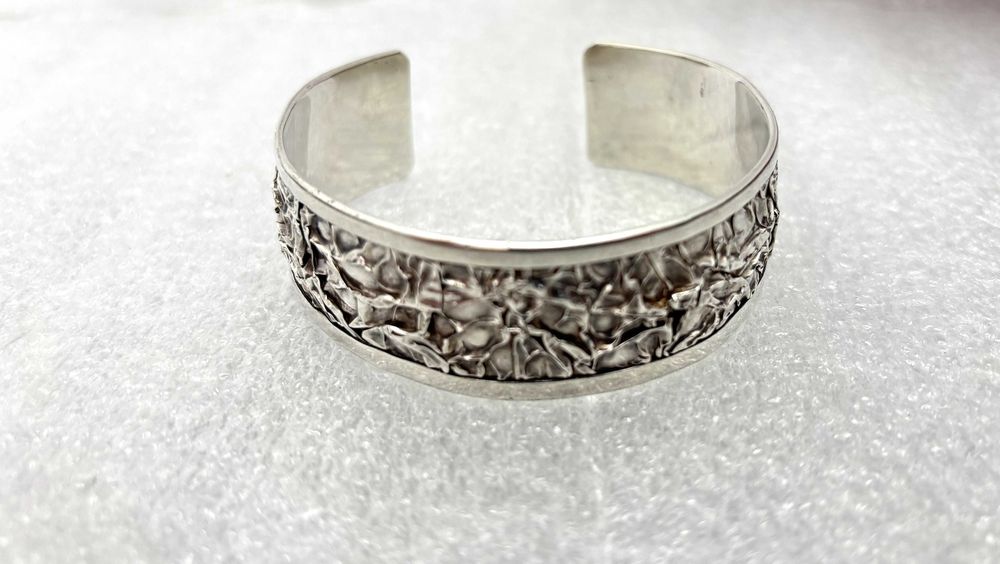 Единствена! Сребърна Гривна (проба 925)-30,73 гр., ръчна изработка